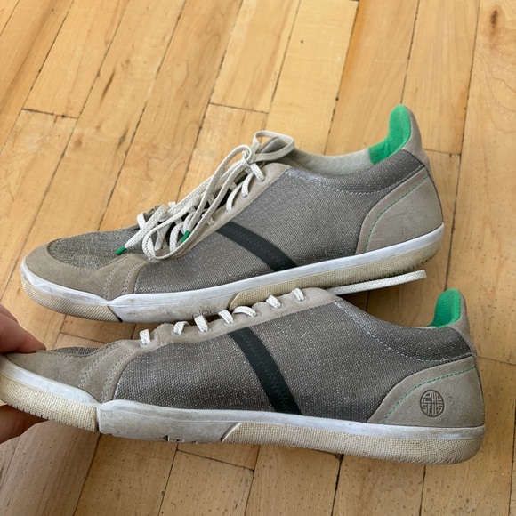 Plae Prospect Stone Gray Mens Suede Casual Size 11.5 Shoes 553010 050‎ Green - Picture 8 of 12